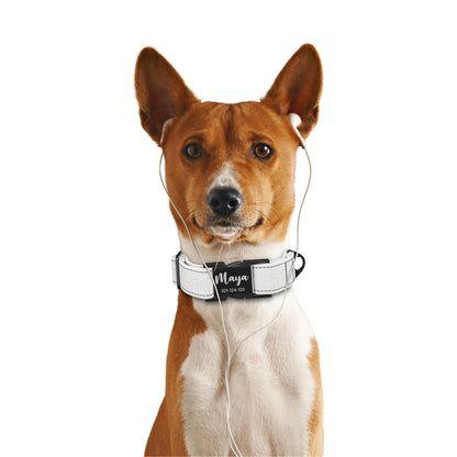 Personalisiertes Hundehalsband „Issabeline“ in Samtoptik