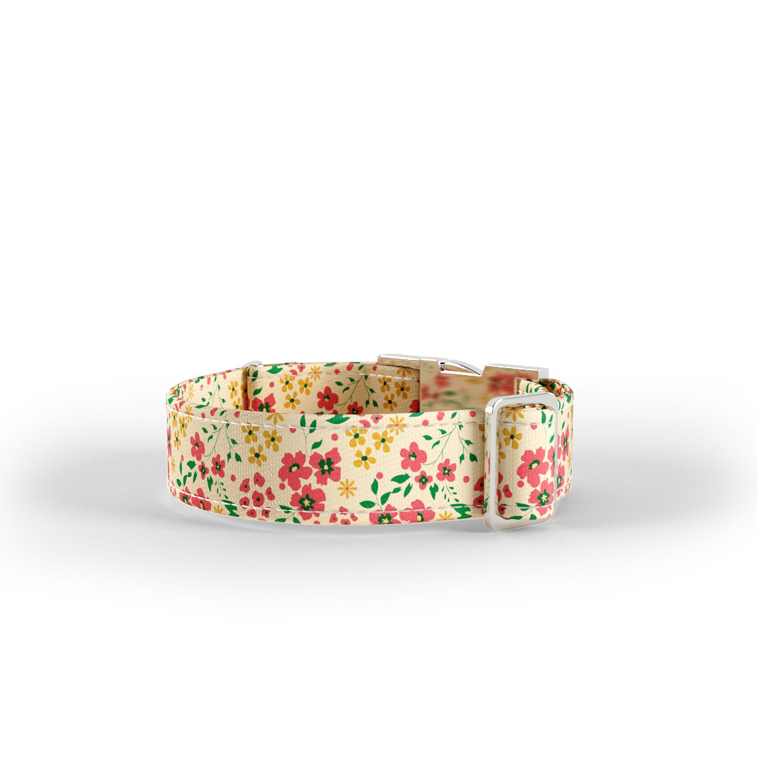 Wild Forest Flowers Jasmine Personalisiertes Hundehalsband und Leine-Set