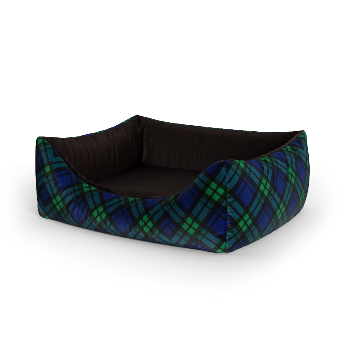 Color Buffalo Resolut Personalized Lounge Dog Bed With Entrance