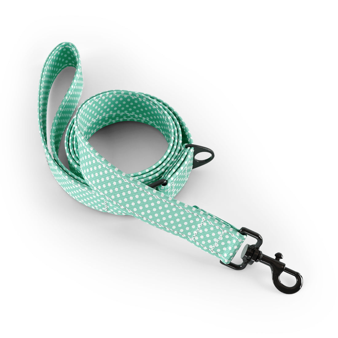 Sweat Polka Dots Android Personalized Dog Fashion Belt Harness And Leash Set