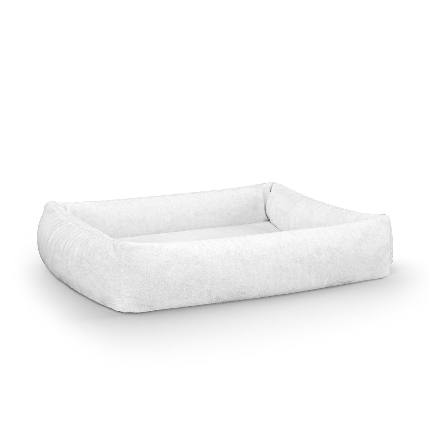 Luxury Velvet Look Issabeline Personalized Lounge Dog Bed With Sides