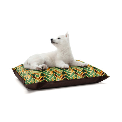 Retro Marble Maize Personalized Pillow Style Fashion Dog Bed