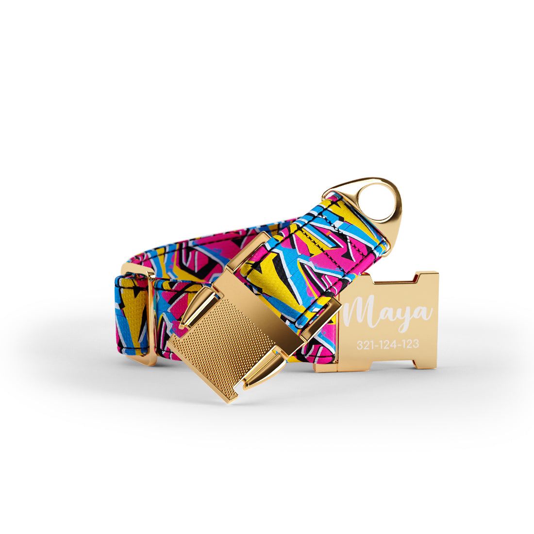 Graffiti Razle Personalized Dog Collar