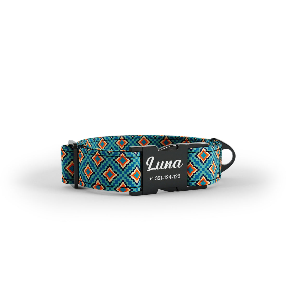 Boho Style Paolo Personalized Dog Collar And Leash Set