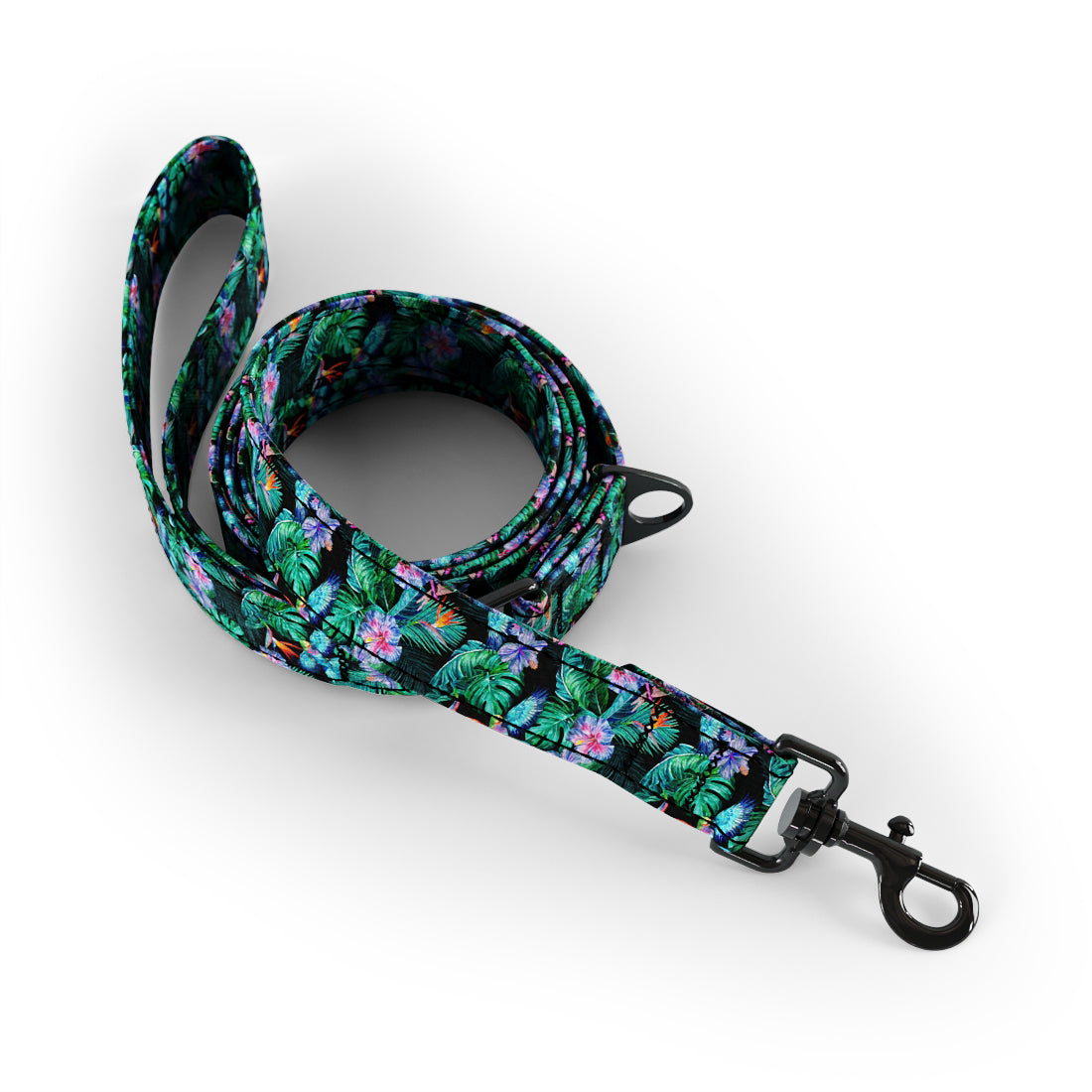 Tropical Leaves Hunter Dog Fashion Leash