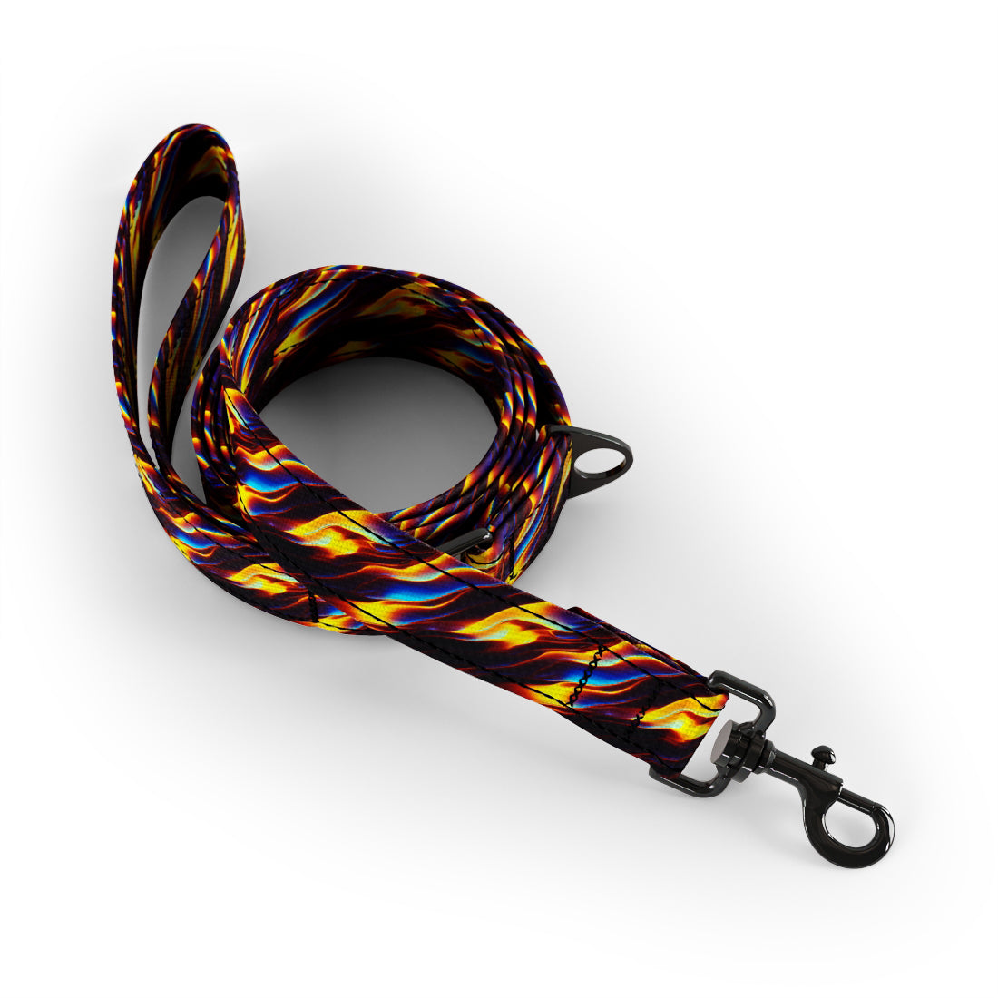 Fire Flames  Mustard Dog Fashion Leash