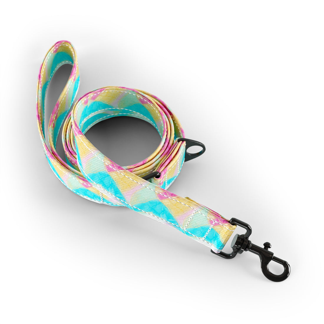 Pastel Marble  Cornflower Dog Fashion Leash