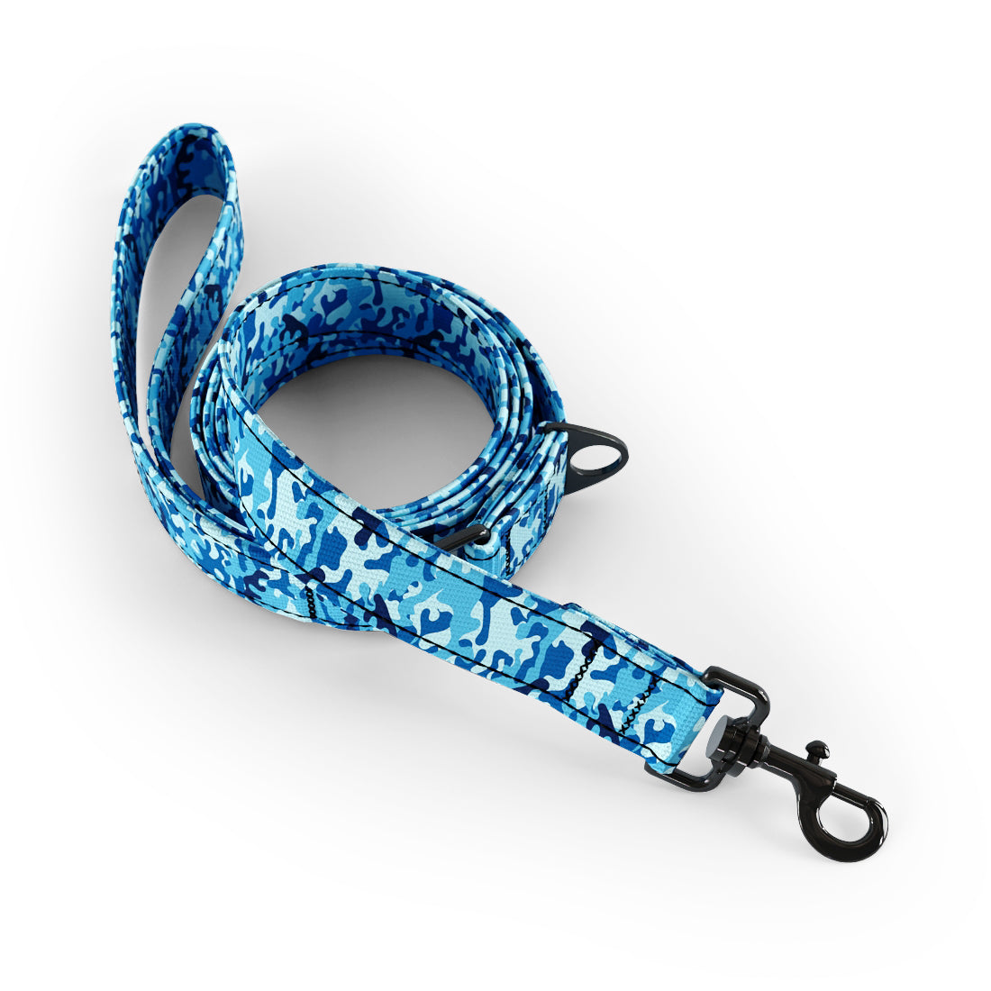 Camoflage Denim Personalized Dog Fashion Belt Harness And Leash Set