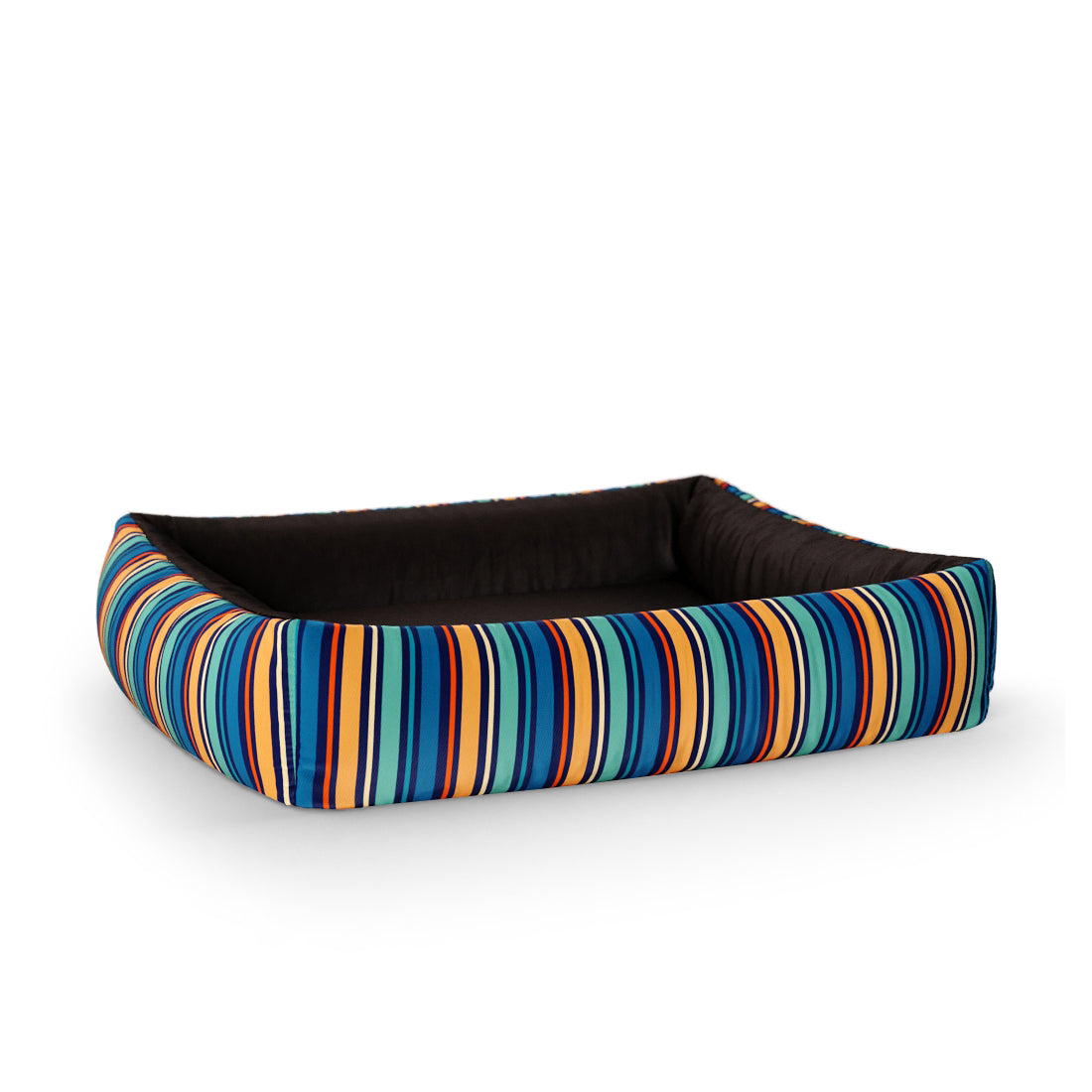 Boho Style Duke Personalized Lounge Dog Bed With Sides