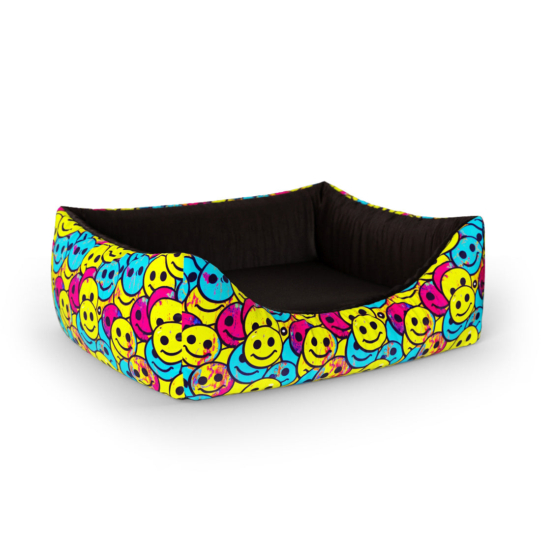 Smiles Canary Personalized Lounge Dog Bed With Entrance