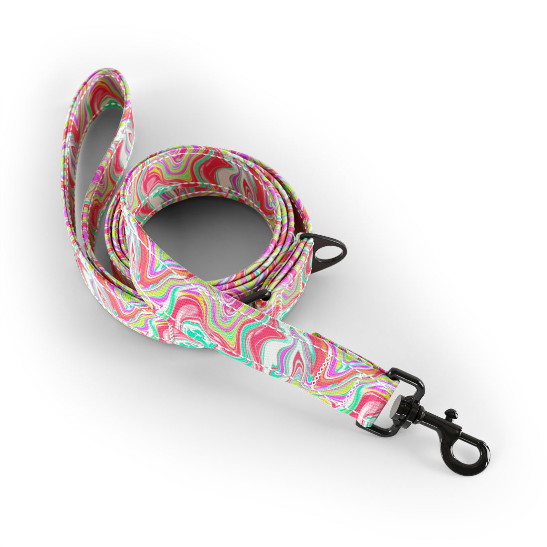 Water Marble  Flame Dog Fashion Leash