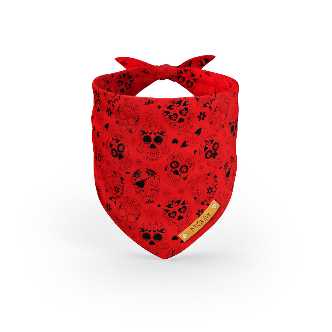 Mexico Skulls Cernelian Personalized Dog Fashion Bandana