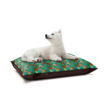 Retro Marble Jungle Personalized Pillow Style Fashion Dog Bed