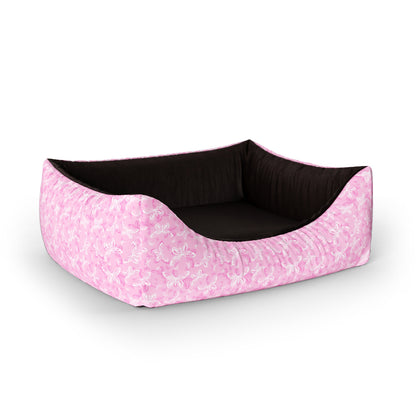 Butterflies Fandago Personalized Lounge Dog Bed With Entrance