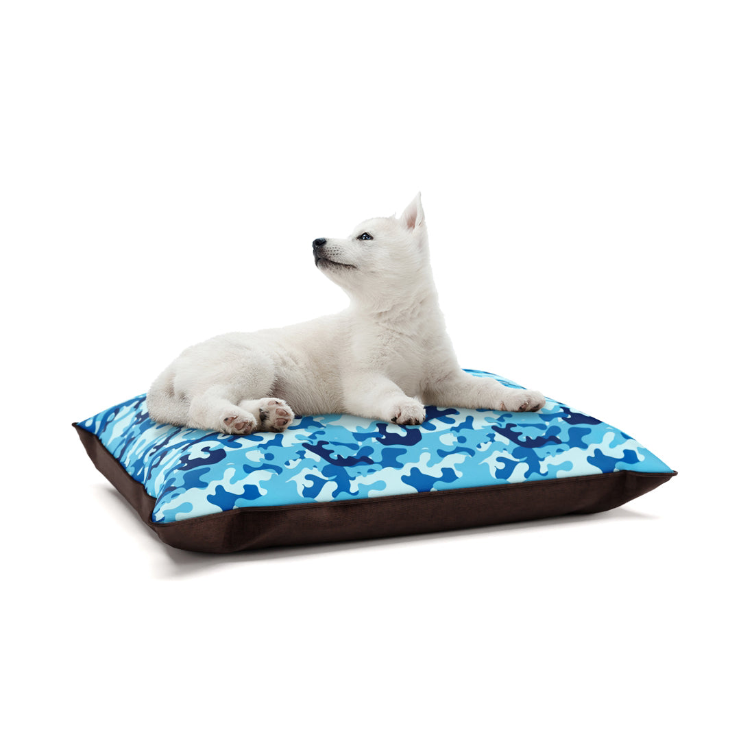 Camoflage Denim Personalized Pillow Style Fashion Dog Bed