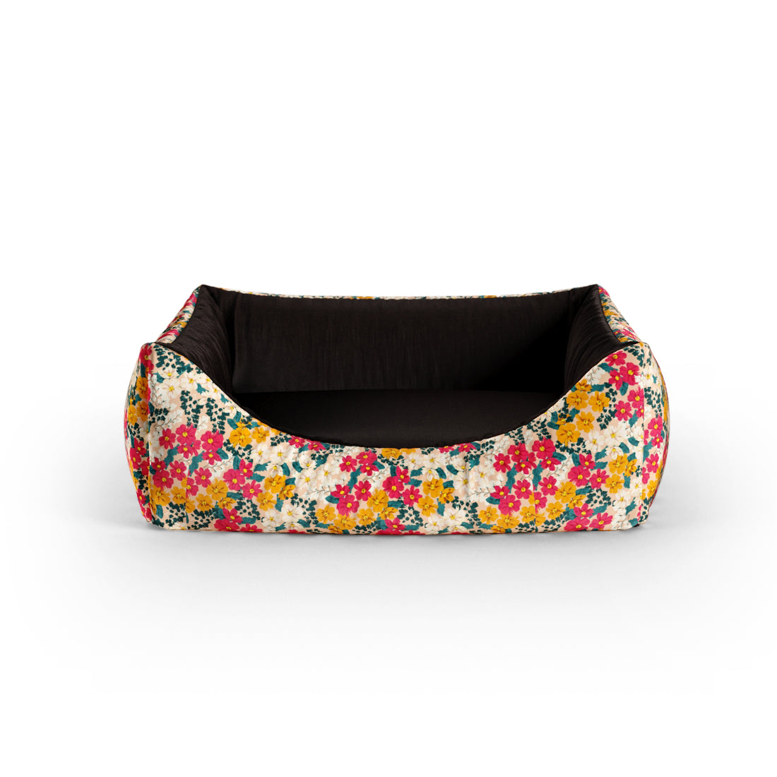 Liberty Flowers Mango Personalisiertes Lounge Hundebett mit Eingang