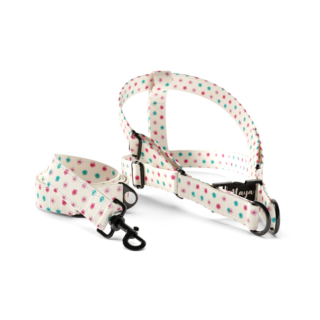 Summer Love Palle Personalized Dog Fashion Belt Harness And Leash Set