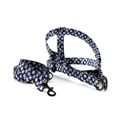 Deep Stars Cosmic Personalized Dog Fashion Belt Harness And Leash Set