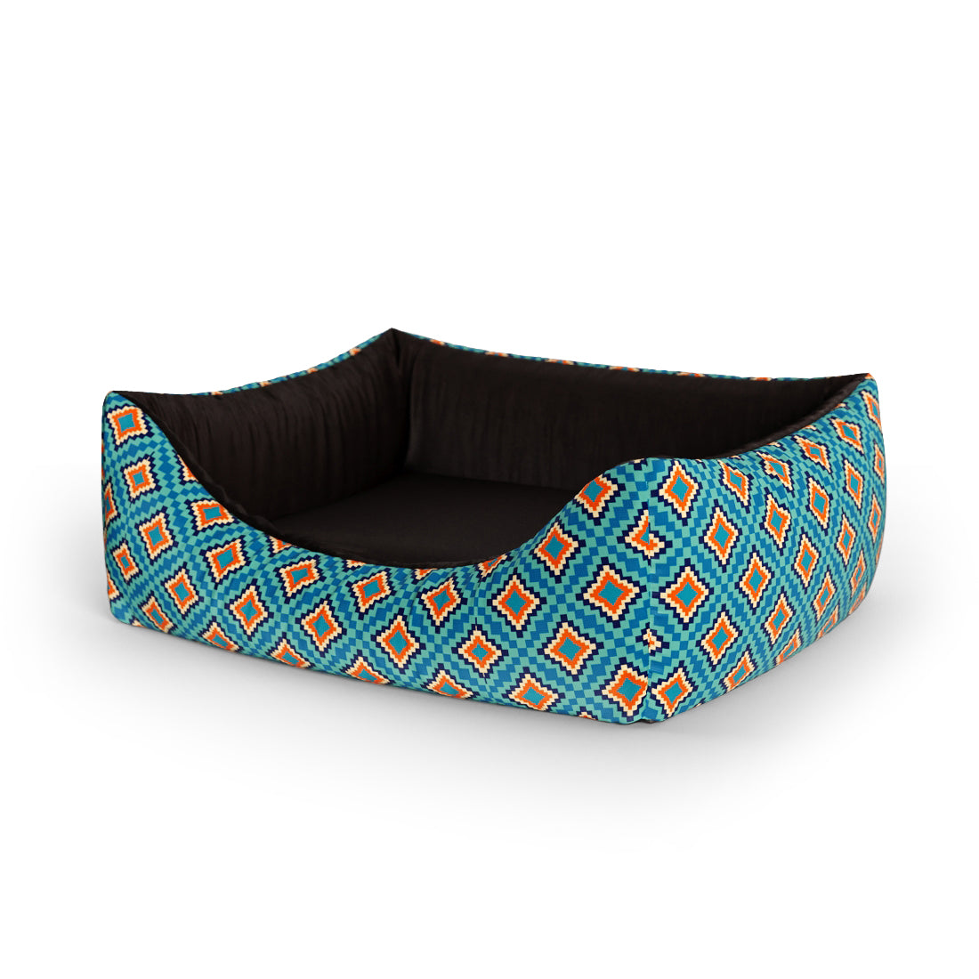 Boho Style Paolo Personalized Lounge Dog Bed With Entrance