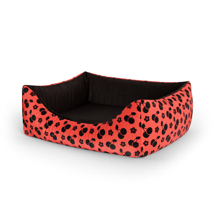 Cherries On Top Mystic Personalized Lounge Dog Bed With Entrance