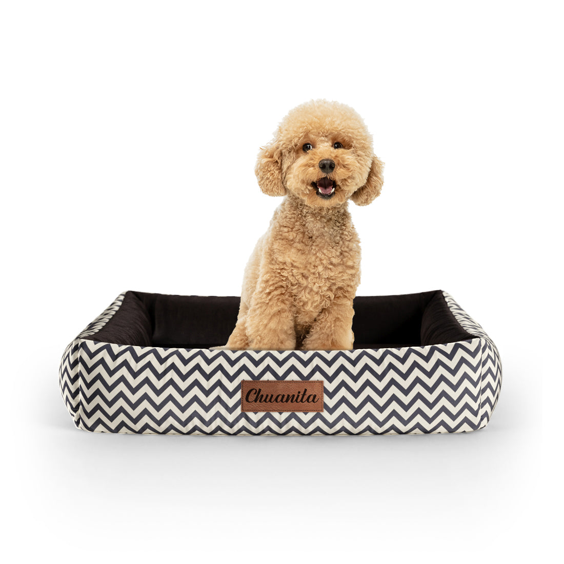 Summer Love Wild Personalized Lounge Dog Bed With Sides