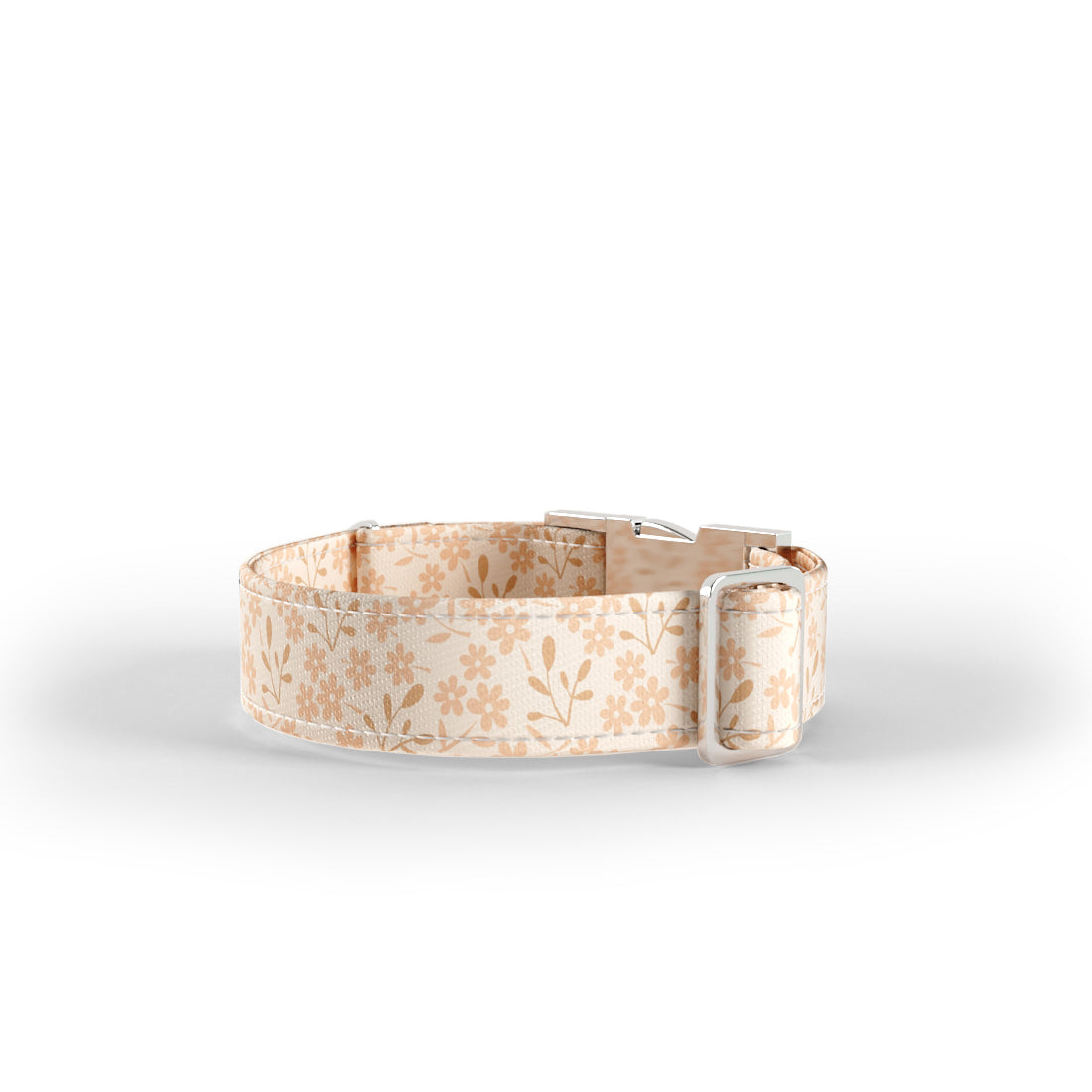 Minimal Flowers Misty Personalized Dog Collar