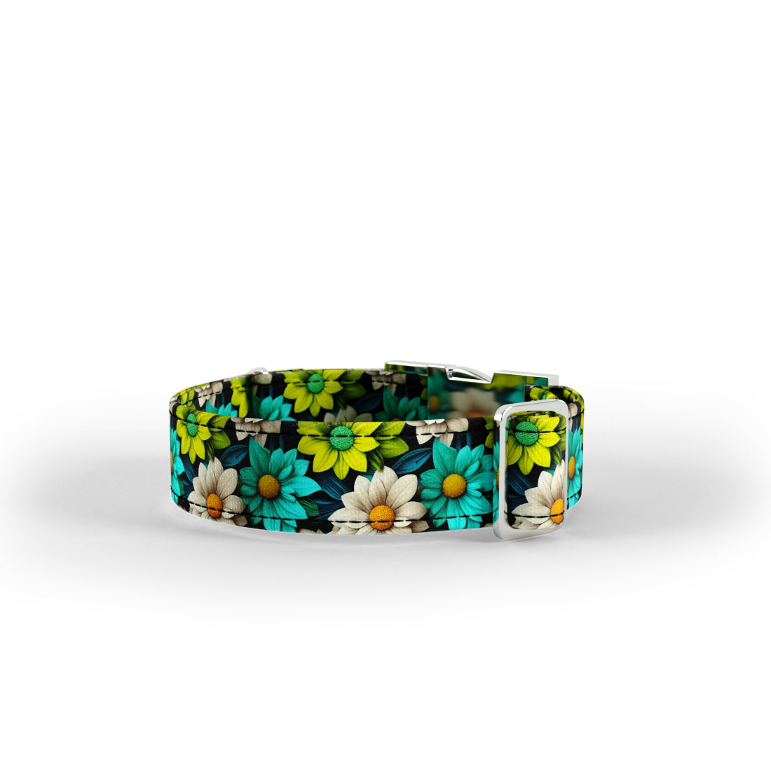 Garden Flowers Kelly Personalisiertes Hundehalsband und Leine-Set