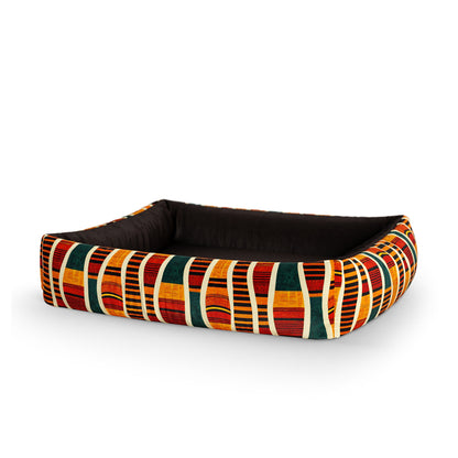 African Naples Personalisiertes Lounge-Hundebett mit Seiten