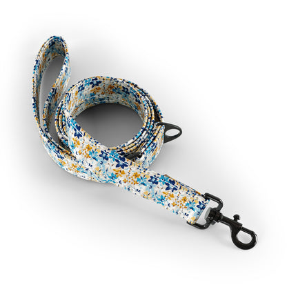 Liberty Flowers Teal Dog Fashion Leash