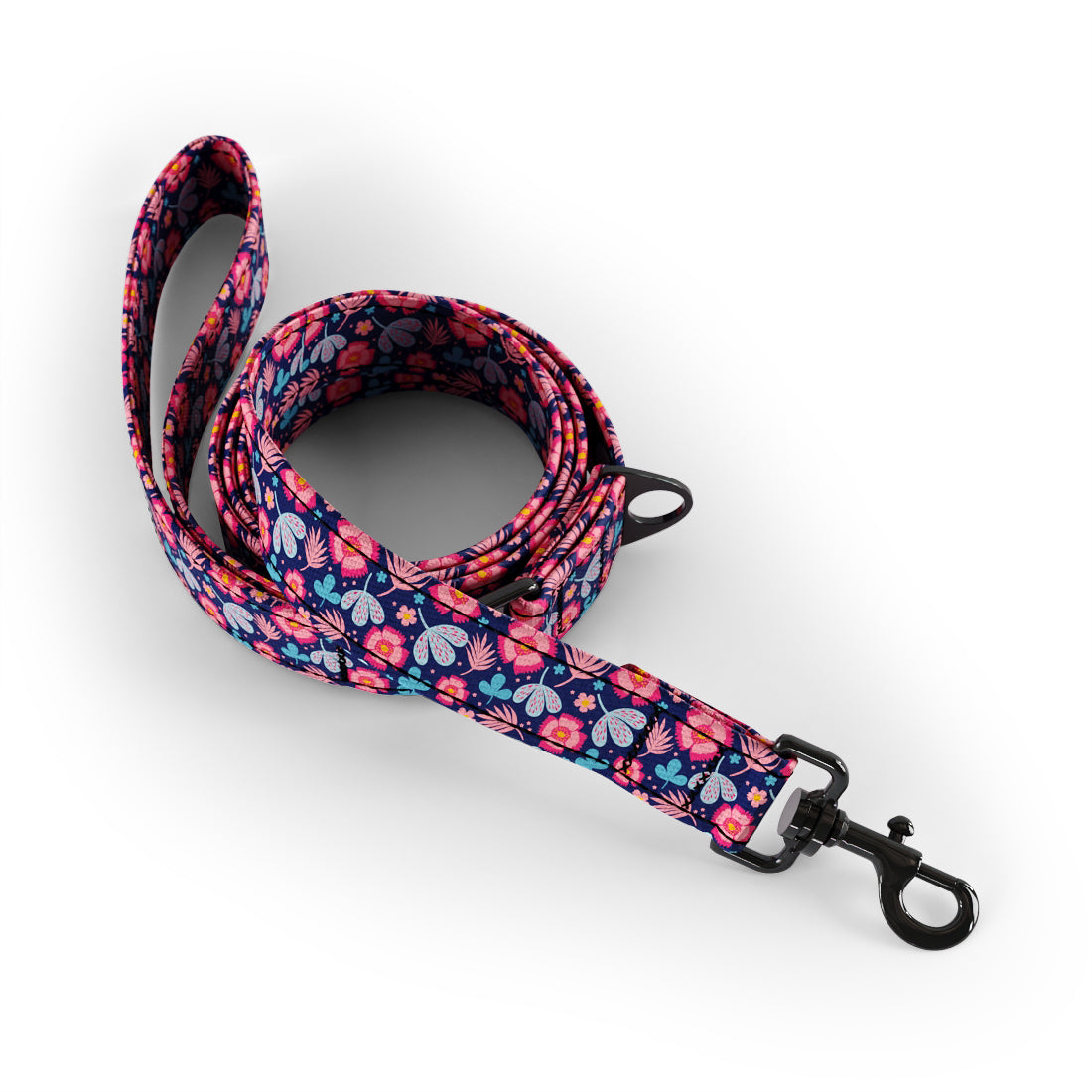 Dark Night Flowers Helio Dog Fashion Leash