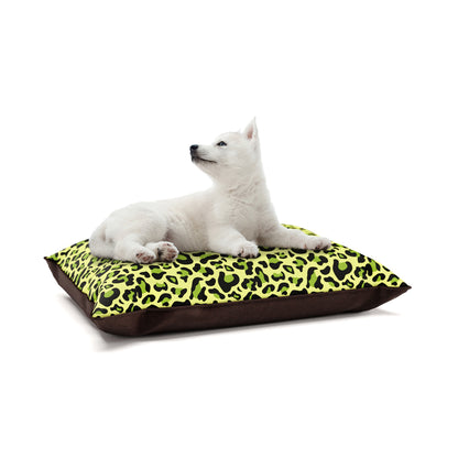 Crazy Leopard Scream Personalized Pillow Style Fashion Dog Bed