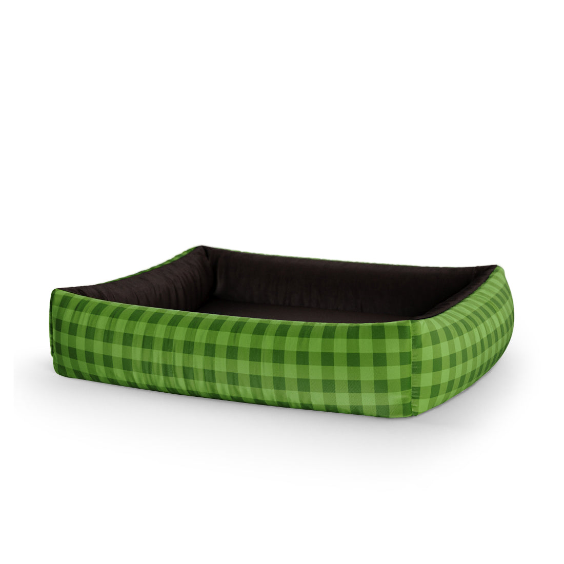 Strawberry Pie Sacra Personalized Lounge Dog Bed With Sides