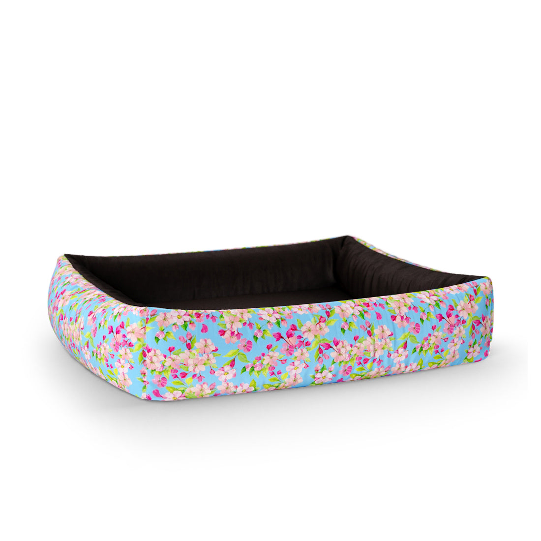 Sakura Uranian Personalized Lounge Dog Bed With Sides