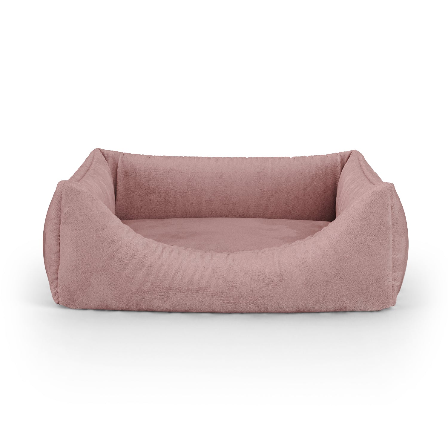 Luxury Velvet Look Indian Personalized Lounge Dog Bed With Entrance