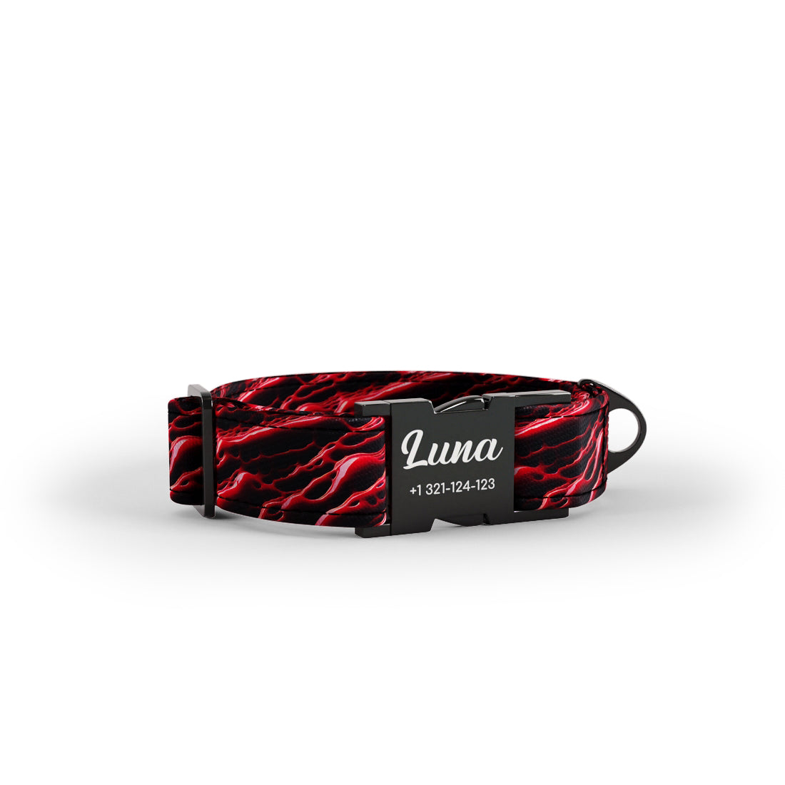 Blood Punk  Paradise Personalized Dog Collar And Leash Set