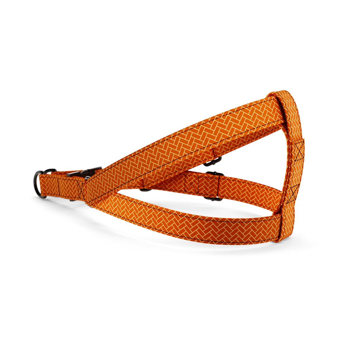 Little Fox Saffron Personalized Dog Fashion Belt Harness And Leash Set