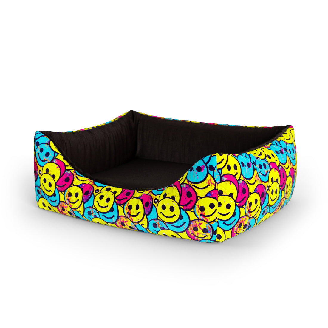 Smiles Canary Personalized Lounge Dog Bed With Entrance