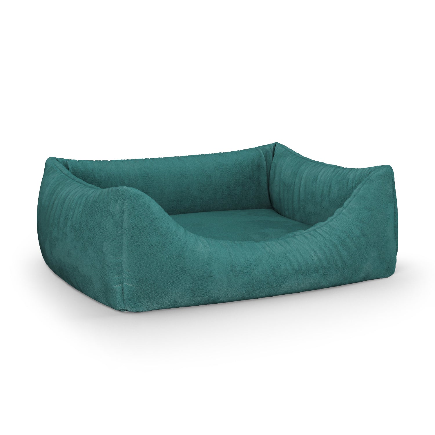 Luxury Velvet Look Sacramento Personalized Lounge Dog Bed With Entrance