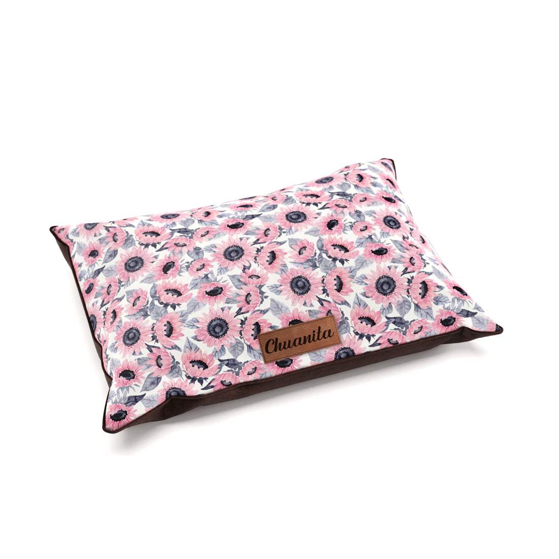 Sonnenblumen Mauve Personalisiertes Kissen Style Fashion Hundebett