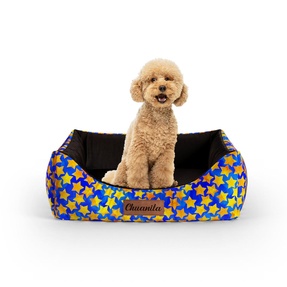 Deep Stars Absolute Personalized Lounge Dog Bed With Entrance