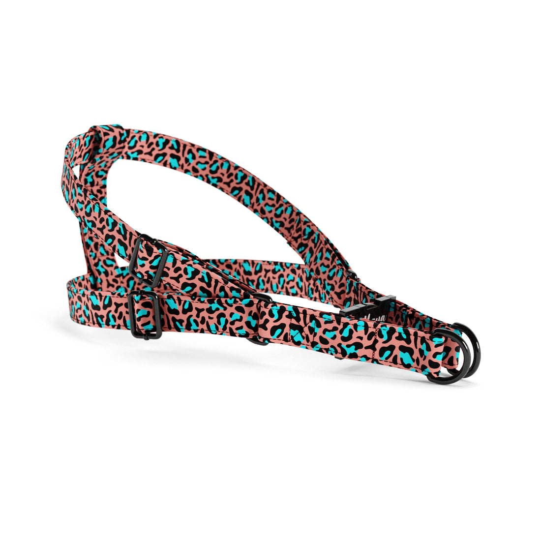 Leopard Genta Personalized Dog Belt Harness