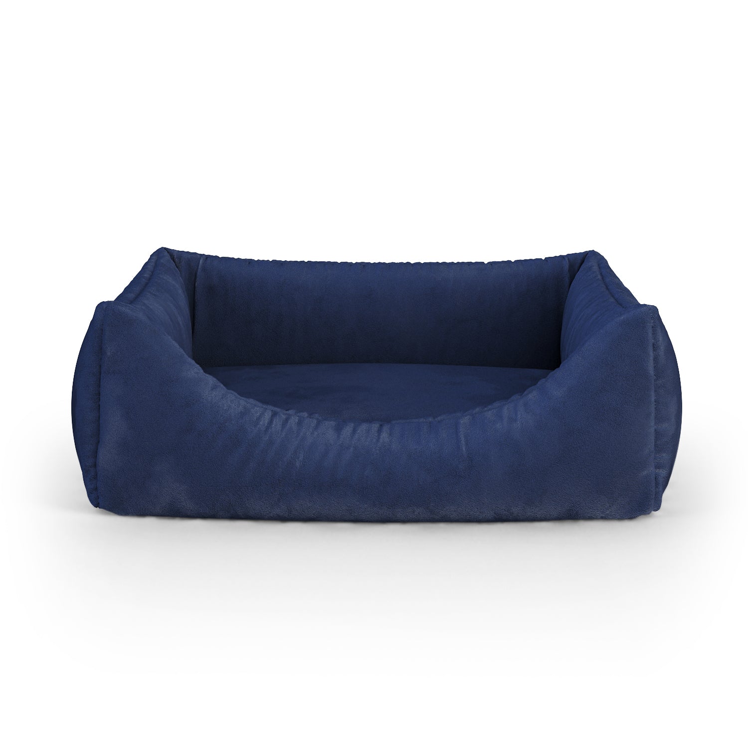 Luxury Velvet Look Royal Personalized Lounge Dog Bed With Entrance