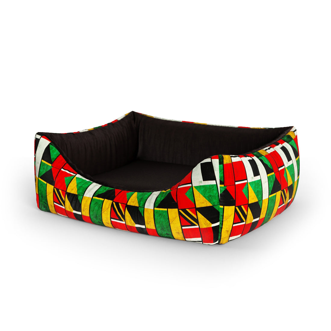 African Moss Personalized Lounge Dog Bed With Entrance