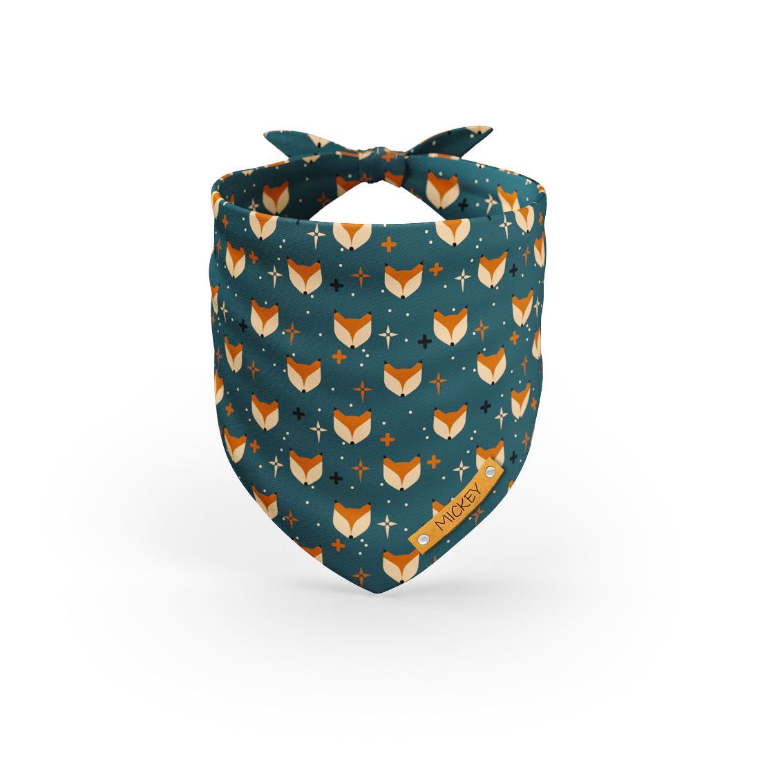 Kleiner Fuchs Skobe Personalisiertes Hundemode-Bandana