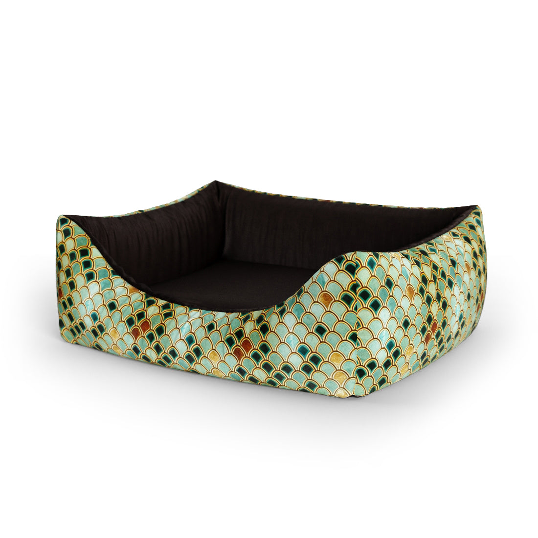 Fish Marble Mountain Personalisiertes Lounge-Hundebett mit Eingang