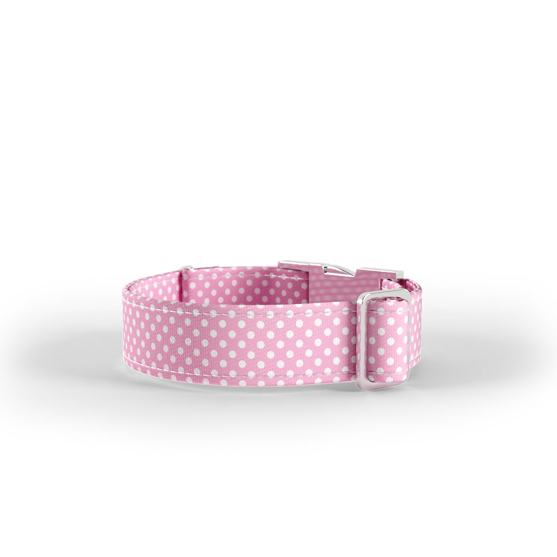 Personalisiertes Hundehalsband mit Sweat-Polka-Punkt-Charm