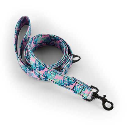 Tropical Leaves Cermation Dog Fashion Leash