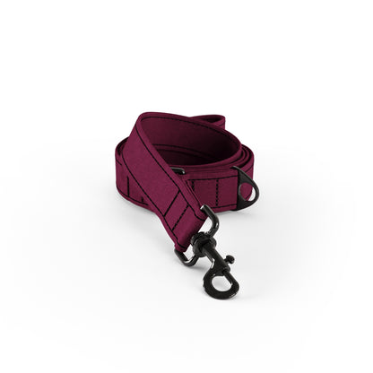 Velvet Look Jazzberry Personalized Dog Belt Harness