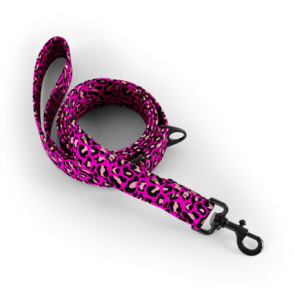 Leopard Rose Dog Fashion Leash