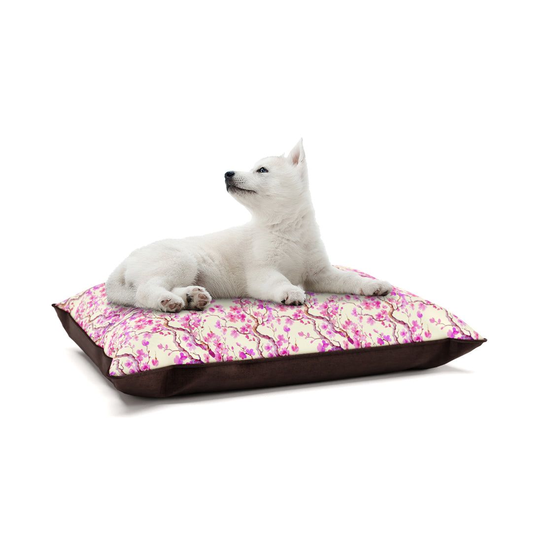 Sakura Salmon Personalized Pillow Style Fashion Dog Bed